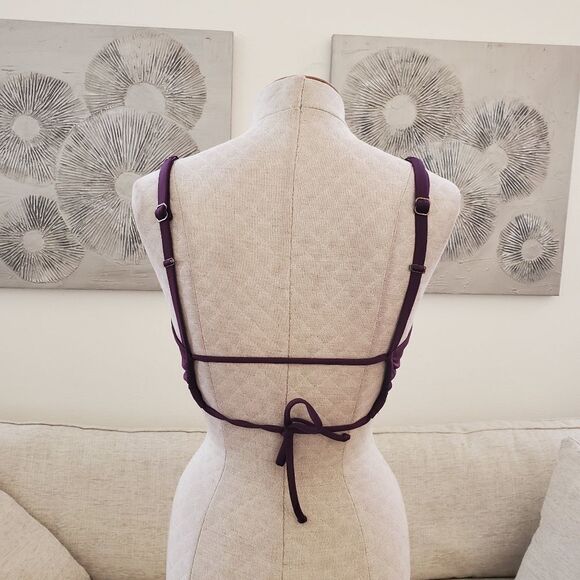 Becca Color Code Lattice Bikini Top: Bra Size Medium F/DDD - Picture 9 of 11